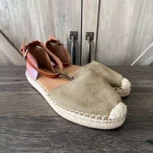 Old Navy Espadrille Sandals Olive Green Size 9